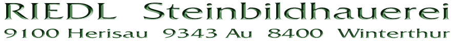 Riedl-Steinbildhauerei Riedl-Steinbildhauerei